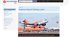 Desktop Screenshot of expressairportparkingluton.com